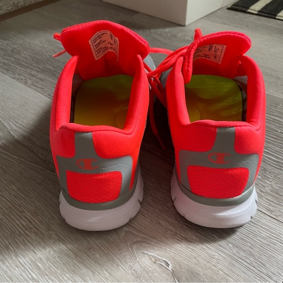 Champion Running Tennis Athletic Sneaker Shoes Lightweight Neon Coral Size 9 - Picture 4 of 7